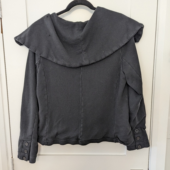 Vintage Roots Full Zip Cowl Neck Heavy Sweater Size Large - Picture 2 of 8